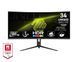 MSI Монітор MSI 34" MAG 342CQR-E2 2xHDMI, DP, Audio, VA, 3440x1440, 21:9, 180Hz, 1ms, sRGB 119%, CURVED, FreeSync, HAS 1 - магазин Coolbaba Toys