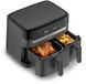 Moulinex Мультипіч Dual Easy Fry, 2700Вт, чаша-5.2+3.1л, сенсорне керув., 2 чаши, гриль, пластик, чорний 4 - магазин Coolbaba Toys