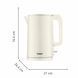 Tefal Електрочайник Thermo Protect, 1.5л, пластик, нержавіюча сталь, світло-бежевий 4 - магазин Coolbaba Toys