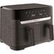 Moulinex Мультипіч Dual Easy Fry, 2700Вт, чаша-5.2+3.1л, сенсорне керув., 2 чаши, гриль, пластик, чорний 2 - магазин Coolbaba Toys