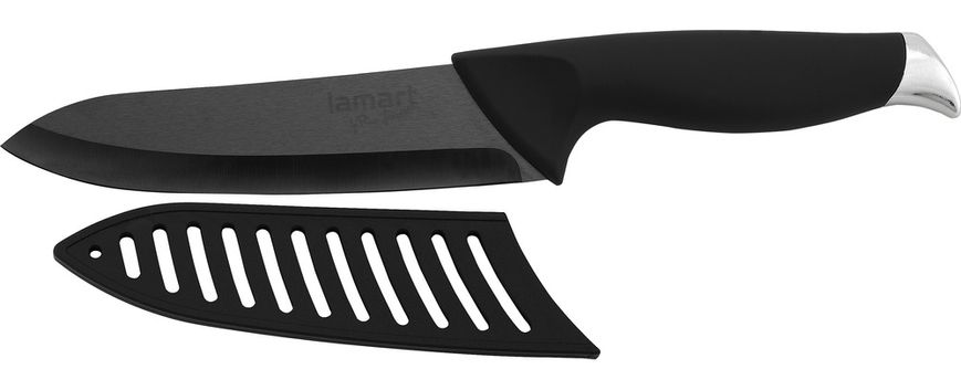 Нож из черной керамики Lamart LT2014, 28 см, лезвие 15 см LT2014 фото