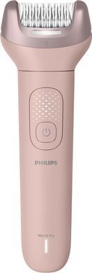 Philips Епілятор Philips Series 9000 дисковий, аккумул., пінцет.-32, волог.+сух., насадок-4, футляр, рожевий BRE718/00 фото