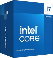 Intel ЦПУ Core i7-14700F 20C/28T 2.1GHz 33Mb LGA1700 65W w/o graphics Box BX8071514700F фото