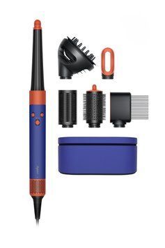 Dyson Стайлер Dyson Airwrap I.D. HS08 Curly+Coily Complete Long Vinca Blue/Topaz, 1300Вт, темп.режимів-3, насадок-6, кейс, кераміка, синьо-мідний 533759-01 фото