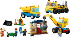 Конструктор LEGO City Будівельна вантажівка й кулястий кран-таран 60391 фото