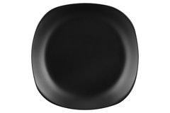 Тарілка десертна квадратна Ardesto Molize, 20 см, чорна, кераміка AR2919MB фото