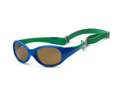 Детские солнцезащитные очки Koolsun сине-зеленые серии Flex (Размер: 0+) KS-FLRS000 фото