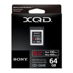 Карта пам'яті Sony XQD 64GB G Series R440MB/s W400MB/s QDG64F.SYM фото