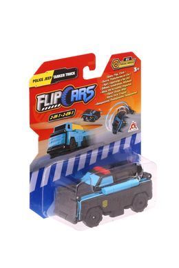 Flip Cars Машинка-трансформер 2 в 1 Полицейский внедорожник и Автоцистерна EU463875-08 фото