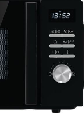 Gorenje Мікрохвильова піч Gorenje, 20л, електр. керув., 800Вт, гриль, дисплей, 11 програм, чорний MO20A4BH фото