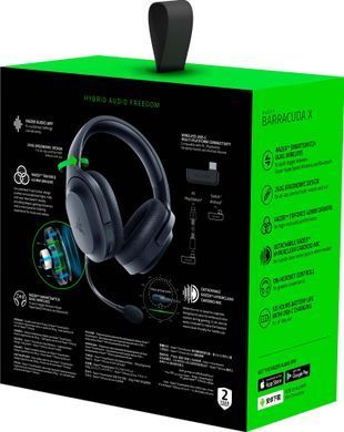 Razer Гарнітура ігрова Barracuda X, 7.1, mini-jack/USB-A/BT/WL, 1.5м, чорний RZ04-04430100-R3M1 фото