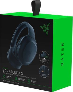 Razer Гарнітура ігрова Barracuda X, 7.1, mini-jack/USB-A/BT/WL, 1.5м, чорний RZ04-04430100-R3M1 фото