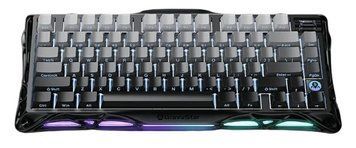 GravaStar Клавіатура механічна Mercury K1 80keys, GravaStar x Kailh Cheery Pink, EN/UKR, BT/WL/USB, чорний GSK1_GBLK фото