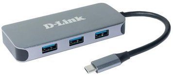 D-Link USB-Концентратор DUB-2335 3xUSB3.0, 1xUSB-C/PD, 1xHDMI 1.4b, 1xGE, USB-C DUB-2335 фото