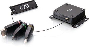 Комплект перехідників retractable C2G Adapter Ring HDMI > mini Display Port, Display Port, USB-C CG84269 фото