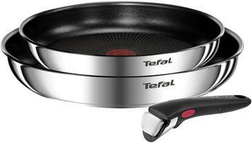 Набір посуду Tefal Ingenio Emotion, 3 предмети, нерж.сталь L897S374 фото