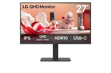 LG Монітор LG 27" 27BA65QB-B HDMI, 2xDP, USB-C, MM, IPS, 2560x1440, 100Hz, sRGB 98%, Pivot, HDR10 27BA65QB-B фото