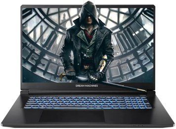 Dream Machines Ноутбук Dream Machines RT5050-17 17.3FHD IPS, AMD R7 H255, 16GB, F512GB, NVD5050-8, DOS, чорний RT5050-17UA27 фото
