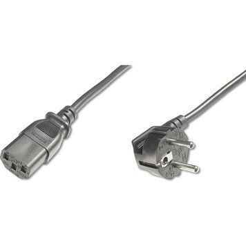Digitus Кабель живлення (Schuko90/M - C13/F) 5.0м, чорний AK-440100-050-S фото