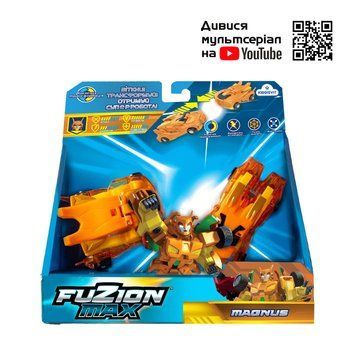 Игровой набор машинок-трансформеров FUZION MAX - МАГНУС 54002 фото