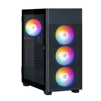 Zalman Корпус S5 Neo без БП, 1xUSB3.1, 1xUSB2.0, 4x120мм FRGB, VGA 390мм, LCS ready, TG Side Panel, ATX, чорний S5NEOBLACK фото