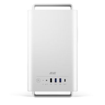 2E Корпус 2E Credo Mesh V300W-MH без БЖ, 2xUSB3.0, 1х USB 2.0, 1xUSB Type-C, 1x90мм, VGA 310мм, mATX, білий 2E-V300W-MH фото