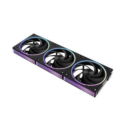 Zalman Корпусний вентилятор Zalman ZM-DF120R ARGB, 120мм, 800-2300rpm, 4pin, PWM, 3pin+5VARGB, 34,5dBa, POGO pin, Magnetic, Reversed, чорний ZM-DF120RBLACK фото