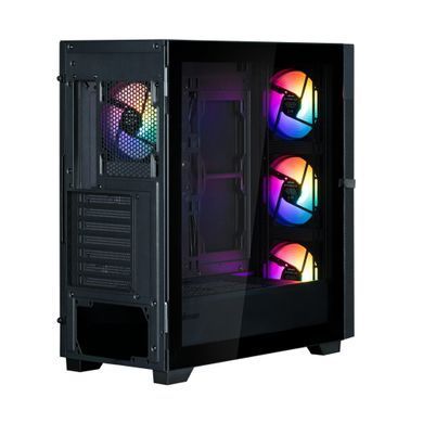 Zalman Корпус S5 Neo без БП, 1xUSB3.1, 1xUSB2.0, 4x120мм FRGB, VGA 390мм, LCS ready, TG Side Panel, ATX, чёрный S5NEOBLACK фото