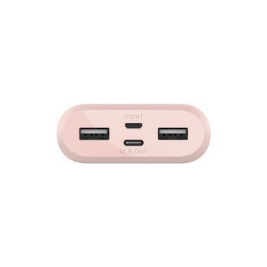 Belkin Портативное зарядное устройство 10000mAh, 15W Dual USB-A, USB-C, rose gold BPB011BTRG фото