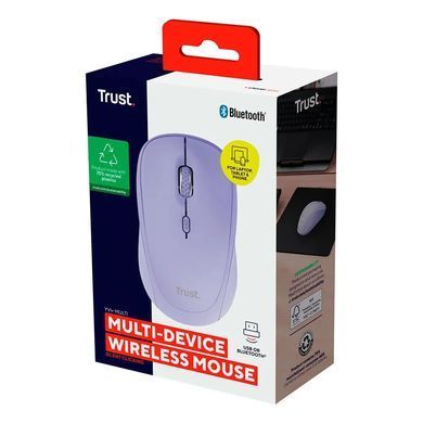 Trust Миша Trust Yvi+ Compact Multi-Device, WL/BT/USB-A, фіолетовий 25583_TRUST фото