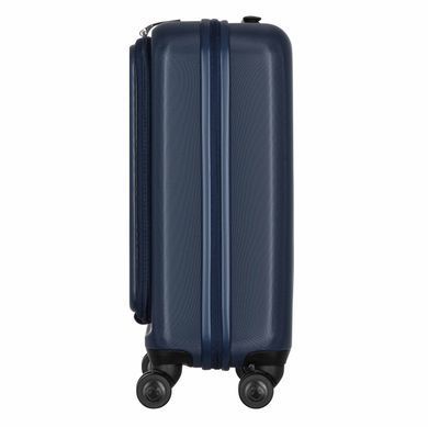Wenger Валіза Wenger Skyon Hardside Carry-On, мала, з відсіком для н/б 16", полікарбонат, TSA, 4 колеса, розширення, USB, синій 653565 фото
