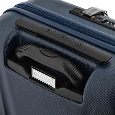 Wenger Валіза Wenger Skyon Hardside Carry-On, мала, з відсіком для н/б 16", полікарбонат, TSA, 4 колеса, розширення, USB, синій 653565 фото