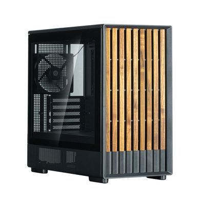Zalman Корпус P10 Namu без БП, 1xUSB3.0, 1xUSBType-C, 2x120мм, 1x120мм ARGB, VGA 340мм, LCS ready, TG Side Panel, mATX, чорний P10NAMUBLACK фото