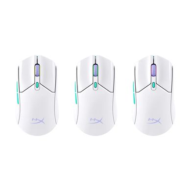 HyperX Мышь Pulsefire Haste 2 Core, RGB, WL/BT, белый 8R2E7AA фото