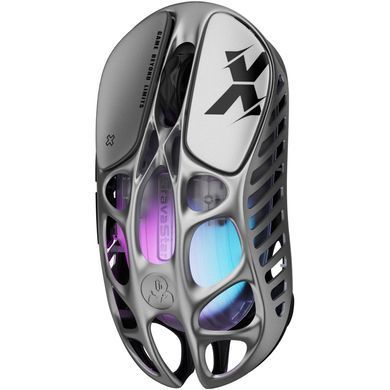 GravaStar Миша Mercury X, BT/WL/USB-A, RGB, сірий GSX_GRY фото