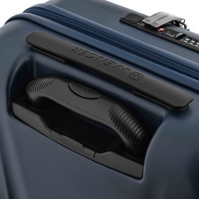 Wenger Валіза Wenger Skyon Hardside Carry-On, мала, з відсіком для н/б 16", полікарбонат, TSA, 4 колеса, розширення, USB, синій 653565 фото