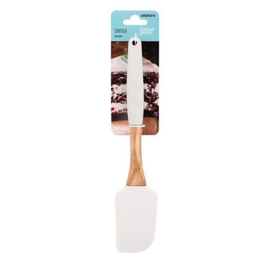 ARDESTO Лопатка ARDESTO Tasty Baking, 25см, силікон, дерево, сірий світлий