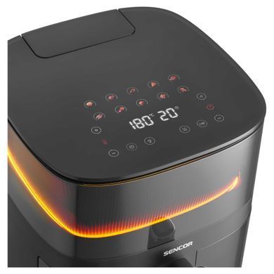 Sencor Мультипіч Vita, 1500Вт, чаша-5л, сенсорне керув., 10 програм, метал/пластик, з віконцем, чорний SFR5050BK фото
