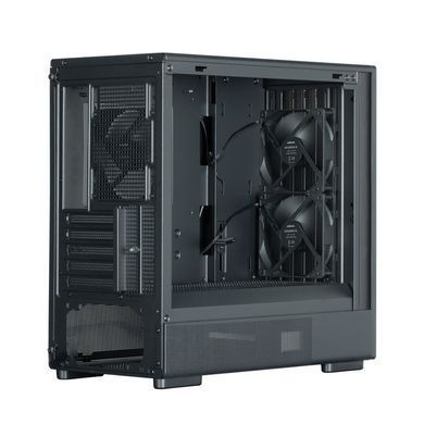 Zalman Корпус P10 Namu без БП, 1xUSB3.0, 1xUSBType-C, 2x120мм, 1x120мм ARGB, VGA 340мм, LCS ready, TG Side Panel, mATX, чорний P10NAMUBLACK фото