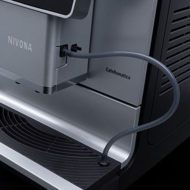 Кофемашина Nivona CafeRomatica, 2,2л, зерно+мол., зерно+мол., авторецептов -18, сенсорное управл., черно-серебристый NICR970 фото