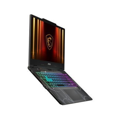 MSI Ноутбук MSI Cyborg 15 B2RWEKG-420XUA 15.6" FHD, Intel Core 7 240H, 16GB, F1TB, NVD5050-8, DOS, Напівпрозорий чорний 9S7-15Q342-420 фото