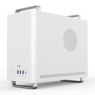 2E Корпус 2E Credo Mesh V300W-MH без БЖ, 2xUSB3.0, 1х USB 2.0, 1xUSB Type-C, 1x90мм, VGA 310мм, mATX, білий 2E-V300W-MH фото