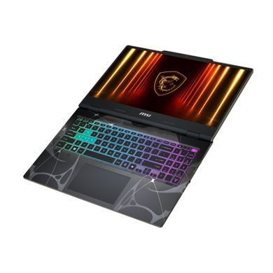 MSI Ноутбук MSI Cyborg 15 B2RWEKG-420XUA 15.6" FHD, Intel Core 7 240H, 16GB, F1TB, NVD5050-8, DOS, Напівпрозорий чорний 9S7-15Q342-420 фото
