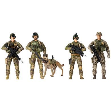 Игровой набор фигурок солдат ELITE FORCE &mdash; РЕЙНДЖЕРЫ (5 фигурок, аксесс.) 101855 фото