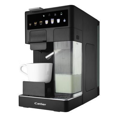CATLER Кофеварка капсульная Renzo 1.6л, капсулы, молотый кофе, сенс. управл., автом. капучинатор, черный ES751BRENZO фото