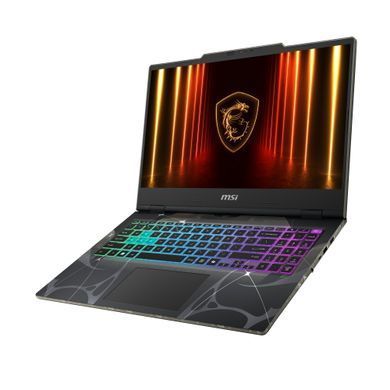 MSI Ноутбук MSI Cyborg 15 B2RWEKG-420XUA 15.6" FHD, Intel Core 7 240H, 16GB, F1TB, NVD5050-8, DOS, Напівпрозорий чорний 9S7-15Q342-420 фото