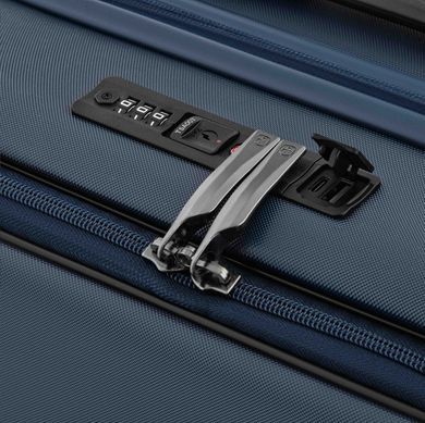Wenger Валіза Wenger Skyon Hardside Carry-On, мала, з відсіком для н/б 16", полікарбонат, TSA, 4 колеса, розширення, USB, синій 653565 фото