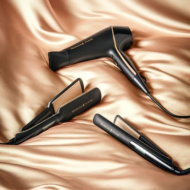 Remington Випрямляч PROluxe Midnight Wide Plate Straightener, темп.режимов-9, 150-230С, чохол, дісплей, кераміка, чорний S9150B фото