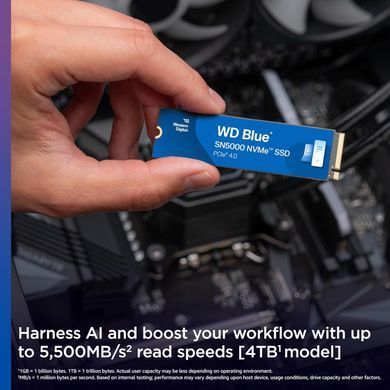 WD Накопичувач SSD WD M.2 2TB PCIe 4.0 Blue SN5000 WDS200T4B0E фото