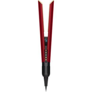 Dyson Випрямляч Dyson з вологого на сухе HТ01 Airstrait Red Velvet/Gold, темп.режимів-3, 80-140С, OLED-дисплей, метал, червоний 596931-01 фото